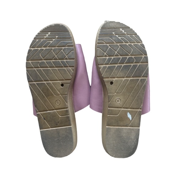 Muk Luks About Face slides sandals in mauve pink - 8 - Picture 4 of 4